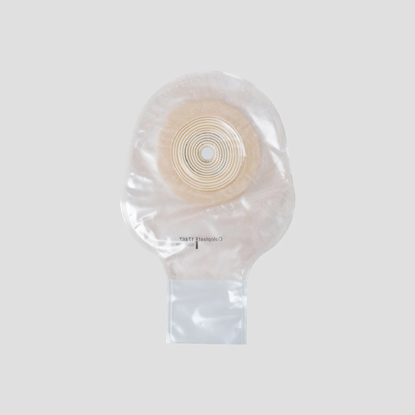 Picture of 17467  Coloplast One Piece Open Transparent Ileostomy Bag For Child